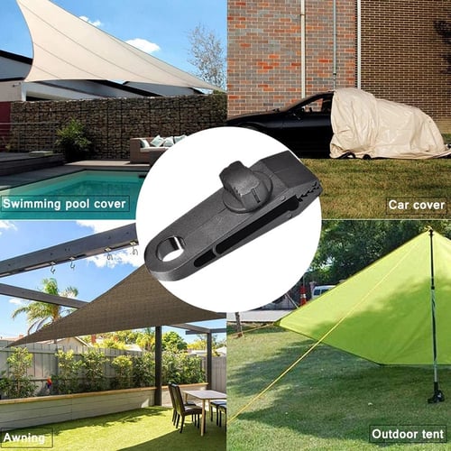 10 Pcs tent awning canopy clip tarp canvas clamp clip snap anchor gripper tool 