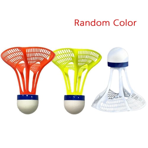 3 Pcs Colorful Feather Badminton Shuttlecocks Balls Quick Bounce Kid Child 