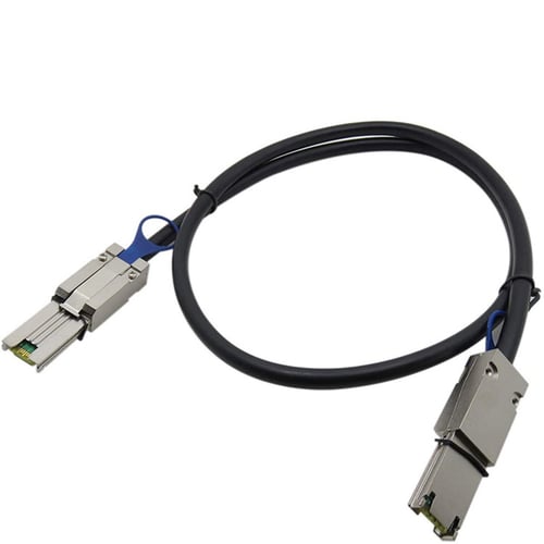 28AWG External Male Mini SAS 26pin to Mini SAS 26pin SFF-8088 Cable 1M 3.3Ft 