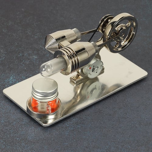 Mini Stirling Engine Steam Power Science Educational Toy Kits Electricity