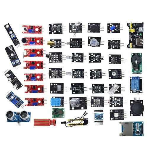 Updated 45 In 1 Sensor Module Starter Kit For Arduino Raspberry Pi Education 