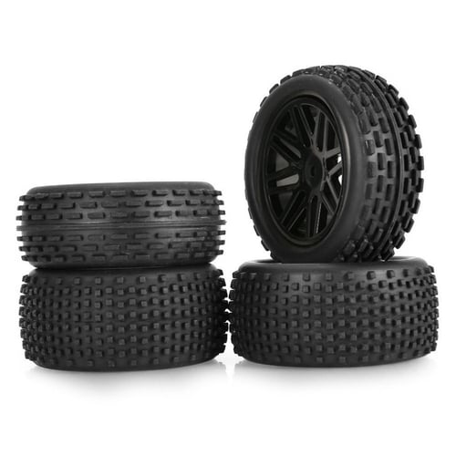 Hacbop Lot de 4 pneus de 86 mm pour 144001 124019 104001 RC Auto Upgrade Pièces 1//10 1//12 1//14