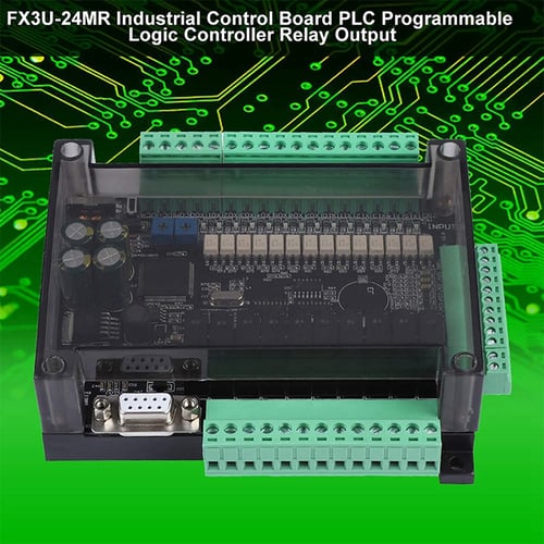 FX3U-14MT High speed Analog 6AD+2DA Industrial Control Board 24V 1A Hot sale