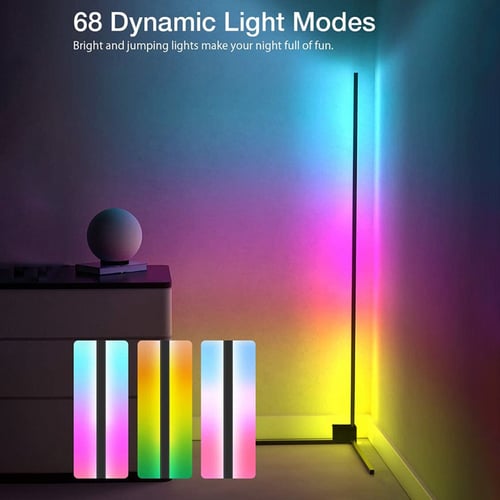 Home Led Floor Lamp Rgb Mood Color, Bluetooth Floor Lamp