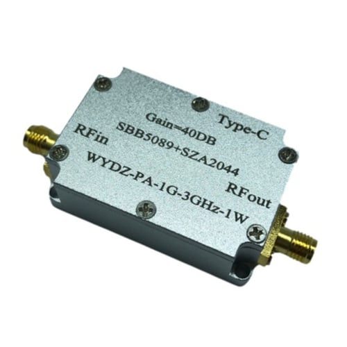 10M-3GHz RF Power Amplifier Broadband Power Amplifier Microwave Amplifier 30DB 
