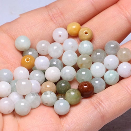 Wholesale 20pcs 8mm Natural Stone Gemstones Loose Beads Jewelry Bracelet Gift 