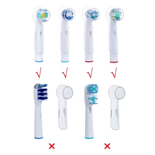 Electric Toothbrush Clear Head Cover Protective Case Anti Dust For Braun Oral-B 