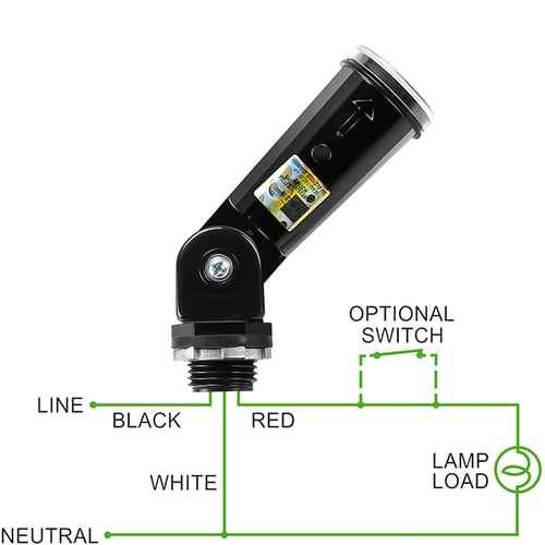 NEW Photocell Sensor Light Sensor Switch Auto On Off IP65  AC120-277 Street