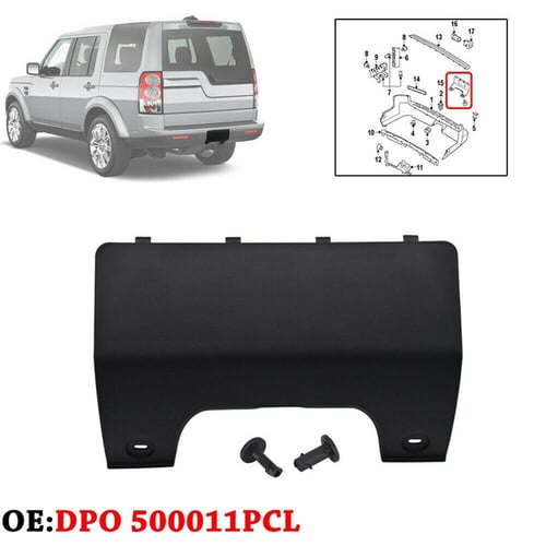 For Land Rover Discovery 3 & 4 Car Rear Bumper Tow Cover Eye Hook DPO500011PCL~