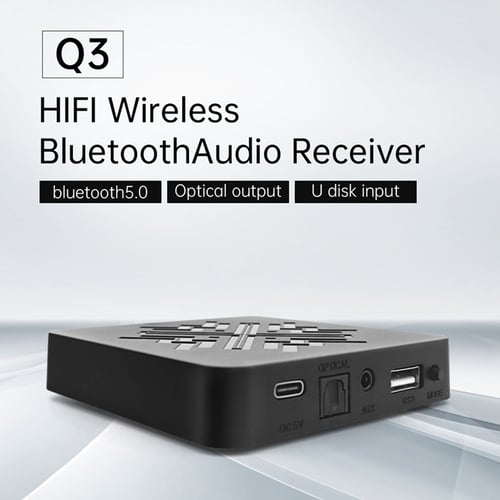 Receptor De Audio Digital Hifi Optical  Aux 3.5mm Output 