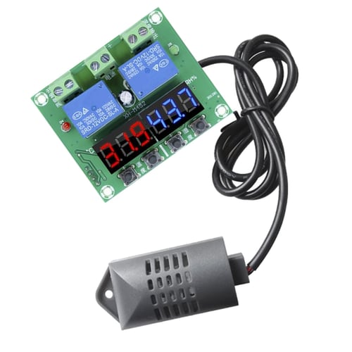 12V LED Digital Display Thermostat Temperature Humidity Controller W1209 XH-M452 