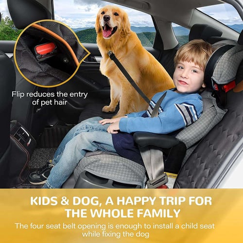Dog Car Back Seat Cover Antinslip Pet With Big Mesh Window Waterproof Durable Washable Hammock - Dog Seat Cover Hammock With Mesh Window Dog Car Back Seat Cover Antinslip Pet With Big Mesh Window Waterproof Durable Washable Hammock - Dog Seat Cover Hammock With Mesh Window