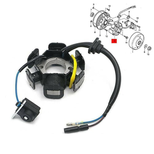 New Stator Coil Replaces Honda Motorcycles 31120GW8671 Electrical