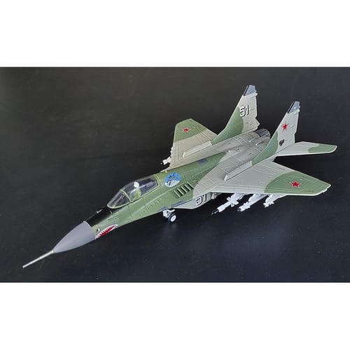 1/72 Scale MIG-29 Diecast Model Airplane w/ Dispaly Stand Collectables Decor 