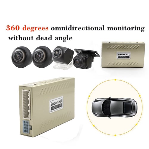 Panoramic View All Round Rearview Camera System W/ Monitor System 360° View 