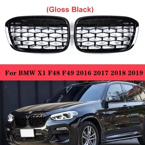 Car Front Middle Grille Grill Replacement for BMW X1 F48 2016 2017 2018 2019 