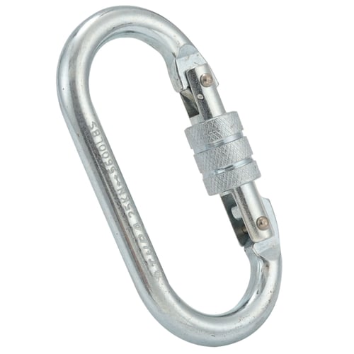 O Shape 25KN Alloy steel Safety Buckle Professional rock climbing carabiner 