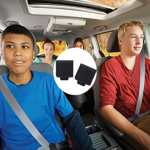 Car Seat Belt Adjuster,Bling Crystal Rhinestones Seatbelt Clips Auto Shoulder Neck Strap Positioner Locking Clip for Adults,Kids,Women & Short People 
