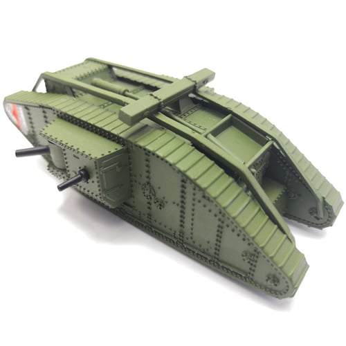 1/100 Diecast Britain MK.IV Female Heavy Battle Tank WWI Army Model Toys 