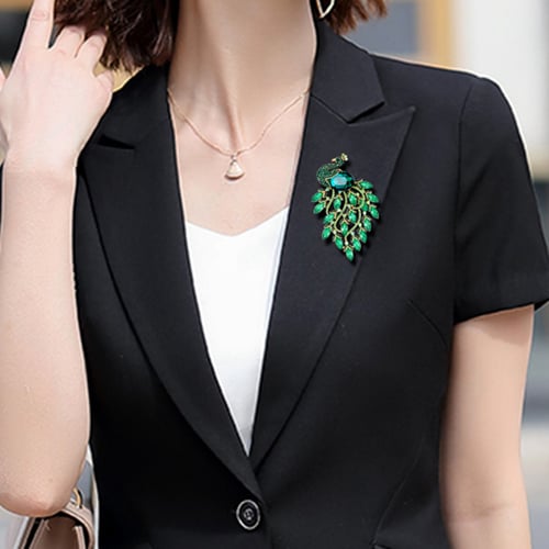 Rhinestone Bird Brooches Fashion Animal Broach Party Pins For Women Jewelry Gift