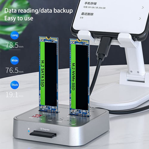 picnic vacuum tragedy M.2 NVME/NGFF Dual Protocol SSD Copy Base with SD Card Reader Slot M.2 NVME  Duplicator Cloner for SSD - buy M.2 NVME/NGFF Dual Protocol SSD Copy Base  with SD Card Reader Slot