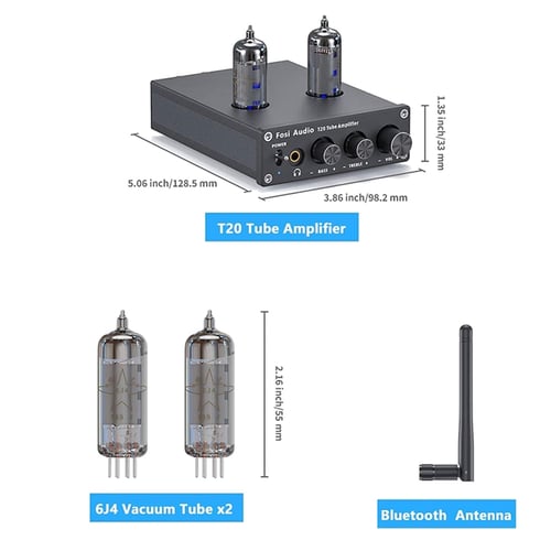 NEW 2 In 3 Out Stereo Audio Preamplifier Receiver Mini Hi-Fi Pre Amp 