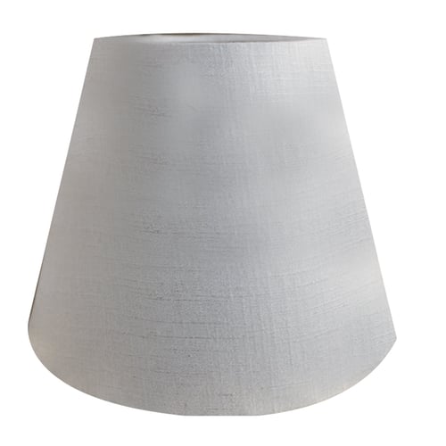 2x Lamp Shade Linen Fabric White, Small Tall Lamp Shades