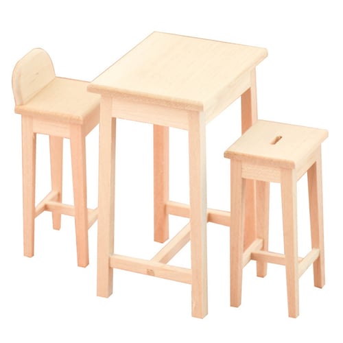 Details about   Doll House Miniature Bar Stool Furniture Living Room 1:12 Chair Wooden 2021 Y2Q6 