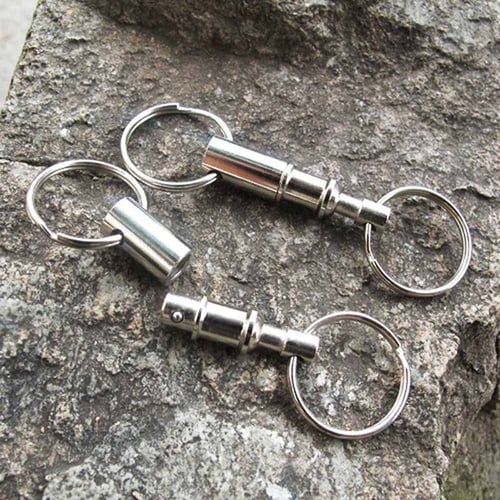 5 pieces split rings detachable key ring key chain with two split rings N2R3 