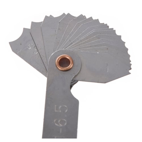 K9 R1-6.5mm Pocket Measure Tool 32 Leaves Radius Gauge Gage 