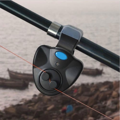 Electronic Fishing Alarm LED Light Alert Bite Sound Sensitive Bluetooth Smart 