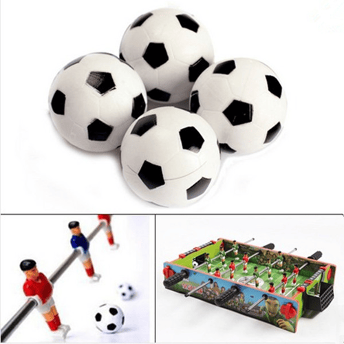 4pcs 32mm Plastic Soccer Table Foosball Ball Football Fussball for Kids Toy Gift 