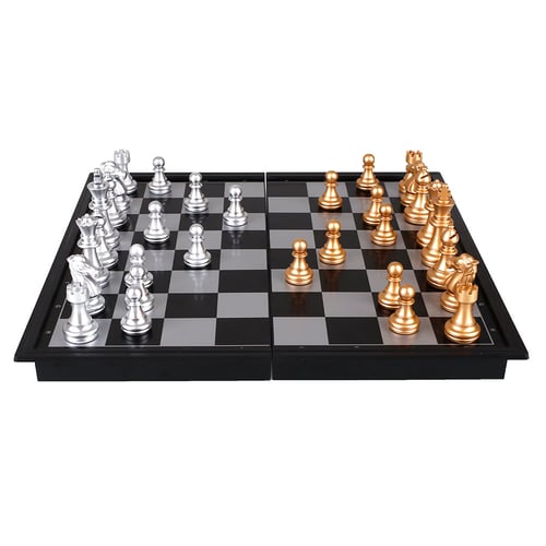 Chess 8 inch foldable magnetic mini board game 