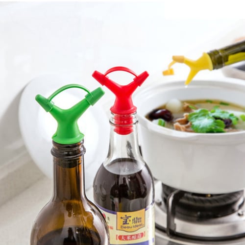 Bottle Plug Kitchen &Amp; Home Bar Tools Soy Sauce New Plastic 2pour Mouth Cork 