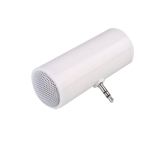 Newest Stereo Mini Speaker MP3 Player Amplifier Loudspeaker for Mobile Phone 3.5mm portabledurable White 