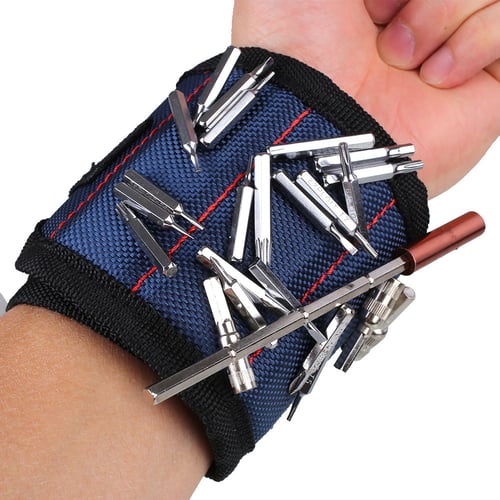 New Magnetic Wristband Pocket Tool Belt Pouch Bag Screw Holder Working Carpenter 