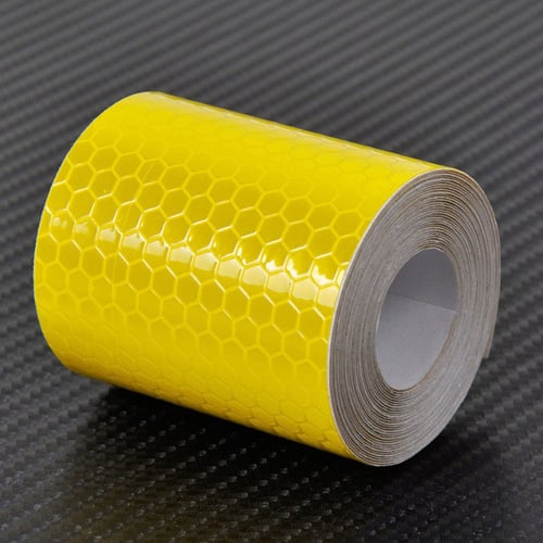 Night Reflective Safety Warning Conspicuity Roll Tape Film Sticker 2" 1M/3M 