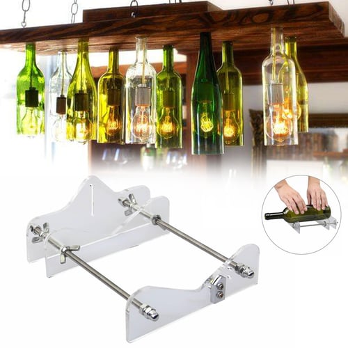Glass Bottle Cutter Kit Beer Wine Jar DIY Cutting Machine Crafts Recycle Tool US