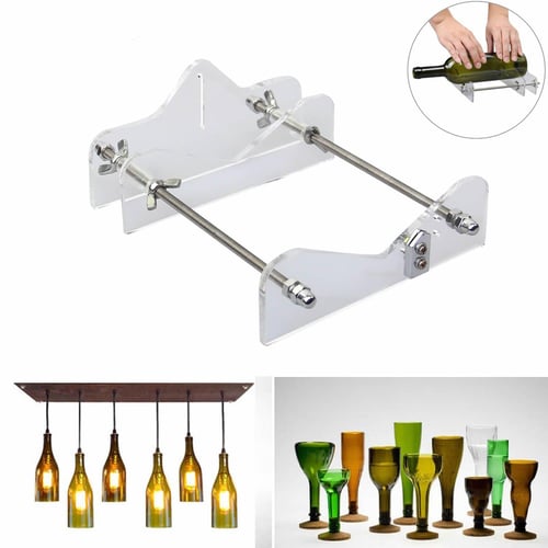 Glass Bottle Cutter Beer Wine Jar DIY Cutting Machine Craft Recycle Tools Kit US 