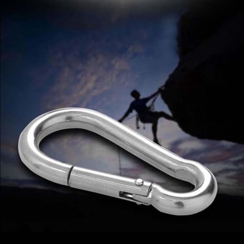 New Mountaineering Buckle 304 Stainless Steel Backpack Buckle Key Chain 1Pcs 