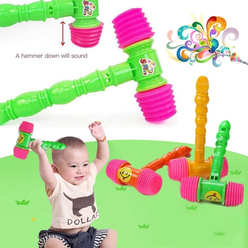Sound Trick Joke Surprise Hammer Relaxing Stress Relieving Toy Children Fun 