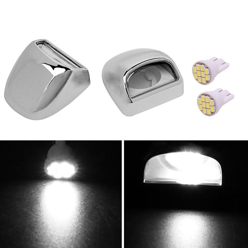 Licence Plate Light Bulb Upgrade 1x White 10-SMD LED Projector Lens Number