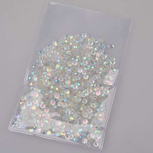 1000pcs Lot 4mm Diy Glitter Rhinestone White Ab Acrylic Diamond Drill For 3d Nail Art Decoration Phone Case Home Decor P25 - Ab Home Decor 1000pcs Lot 4mm Diy Glitter Rhinestone White Ab Acrylic Diamond Drill For 3d Nail Art Decoration Phone Case Home Decor P25 - Ab Home Decor