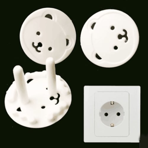 10x EU Power Socket Electrical Outlet Kids Safety AntiElectric Protector Cover X 