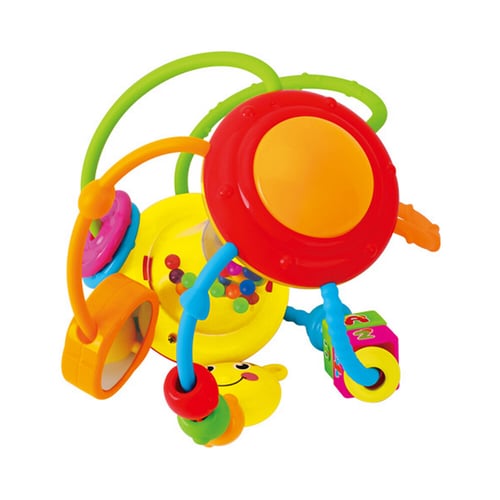 Baby Rattle Activity Hand Ball Rattles Educational Toys Babies Puzzle Grasp Ball 