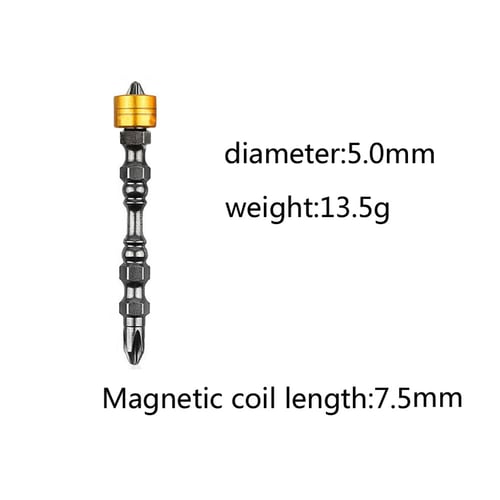 4pcs Hardness Magnetic Impact Drill Driver Screwdriver Bits Set Double Head