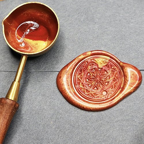 Wooden Wax Warmer Melting Spoon Kit Wax Sticks Melting Furnace Tool Stove Pot #