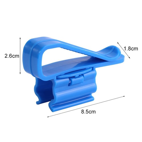 Hose Holder Adjustable Fish Tank Mounting Clip Plastical Aquarium Filtration Bucket Mounting Auto Siphon Clamp Water Pipe Tube Hose Holder
