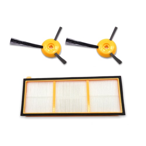 Replacement Filter & Side Brush Kit For Shark ION RV700 RV720 RV750 Robot Vacuum 