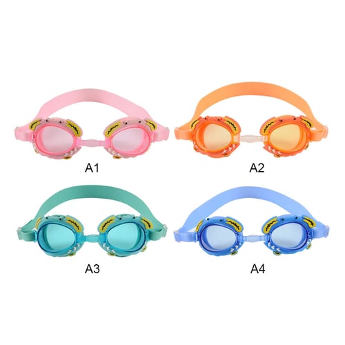 Kids Children Silicone Waterproof Anti Fog Swim Pool Swimming Goggles Glasses 